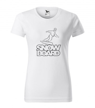 Tricouri snowboard - Tricou pentru pasionatii de snowboard, cadoul perfect, Rider Sliding