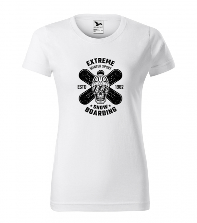 Tricouri snowboard - Tricou pentru pasionatii de snowboard, cadoul perfect, Skull and Boards