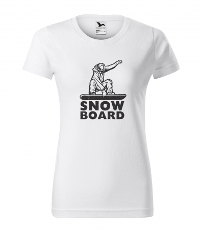 Tricouri snowboard - Tricou pentru pasionatii de snowboard, cadoul perfect, SnowBoard Good Rider