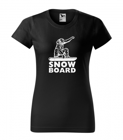 Tricouri snowboard - Tricou pentru pasionatii de snowboard, cadoul perfect, SnowBoard Good Rider