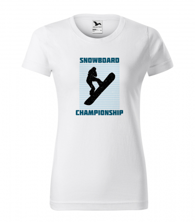 Tricouri snowboard - Tricou pentru pasionatii de snowboard, cadoul perfect, Snowboard International Championship