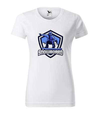 Tricouri snowboard - Tricou pentru pasionatii de snowboard, cadoul perfect, Snowboard Shield