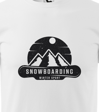 Tricou pentru pasionatii de snowboard, cadoul perfect, Snowboard Winter Mountain Sport [1]