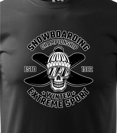 Tricou pentru pasionatii de snowboard, cadoul perfect, Snowboarding Extreme Championship [1]