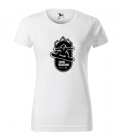 Tricouri snowboard - Tricou pentru pasionatii de snowboard, cadoul perfect, Snowboarding FreeRide Club USA