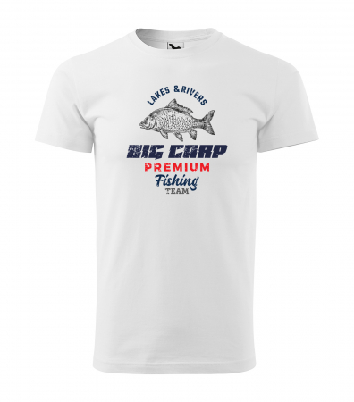 Tricouri pescari - Tricou pentru pescarii amatori si profesionisti, idee de cadou, Big Carp Fishing Team