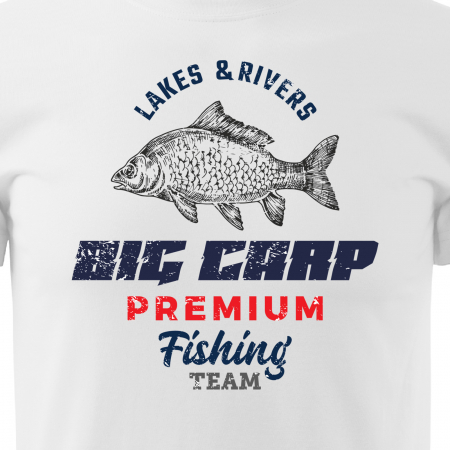Tricou pentru pescarii amatori si profesionisti, idee de cadou, Big Carp Fishing Team [1]