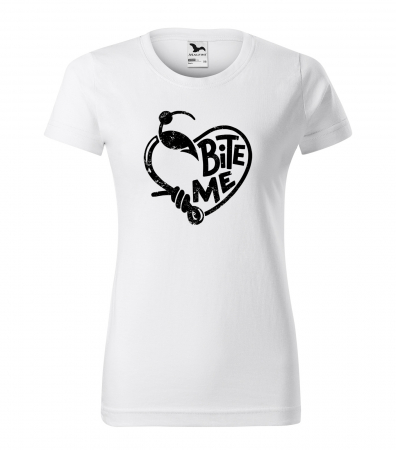 Tricouri pescari - Tricou pentru pescarii amatori si profesionisti, idee de cadou, Bite Me Hook