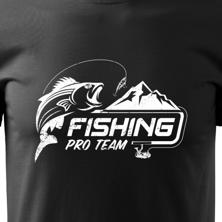 Tricou pentru pescarii amatori si profesionisti, idee de cadou, Fishing Pro Team [1]