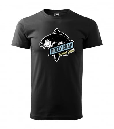 Tricouri pescari - Tricou pentru pescarii amatori si profesionisti, idee de cadou, Holly Crap Fishing Team