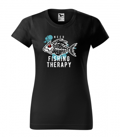 Tricouri pescari - Tricou pentru pescarii amatori si profesionisti, idee de cadou, I Need Some Fishing Therapy