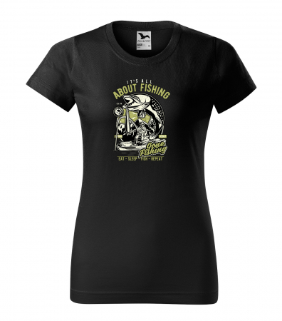 Tricouri pescari - Tricou pentru pescarii amatori si profesionisti, idee de cadou, Its All About Fishing