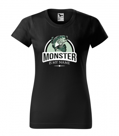 Tricouri pescari - Tricou pentru pescarii amatori si profesionisti, idee de cadou, Monster Is My Name