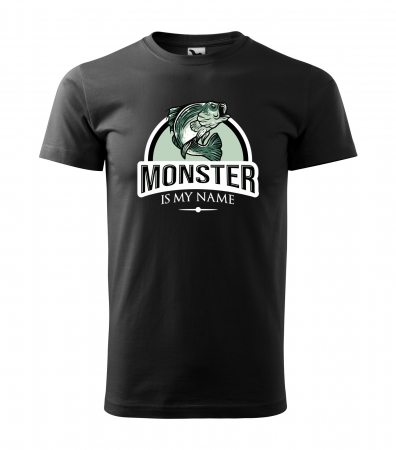 Tricouri pescari - Tricou pentru pescarii amatori si profesionisti, idee de cadou, Monster Is My Name