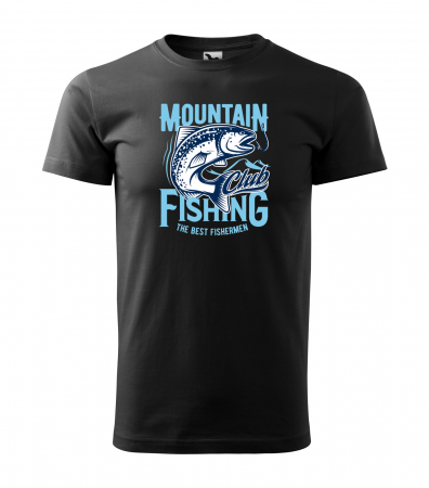 Tricouri pescari - Tricou pentru pescarii amatori si profesionisti, idee de cadou, Mountain Fishing. The Best Fisherman