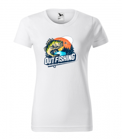 Tricouri pescari - Tricou pentru pescarii amatori si profesionisti, idee de cadou, Out Fishing Monsters