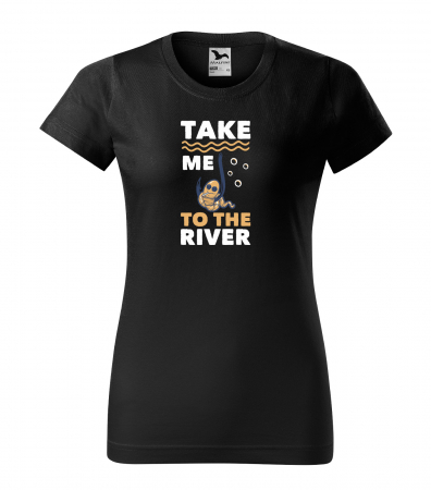 Tricouri pescari - Tricou pentru pescarii amatori si profesionisti, idee de cadou, Take Me To The River