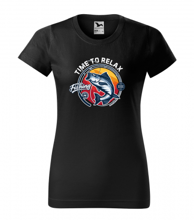 Tricouri pescari - Tricou pentru pescarii amatori si profesionisti, idee de cadou, Time To Relax Fishing