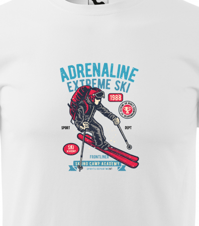 Tricou pentru schiori, cadoul perfect, Adrenaline Extreme Ski [1]