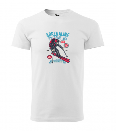 Tricouri sporturi de iarna - Tricou pentru schiori, cadoul perfect, Adrenaline Extreme Ski