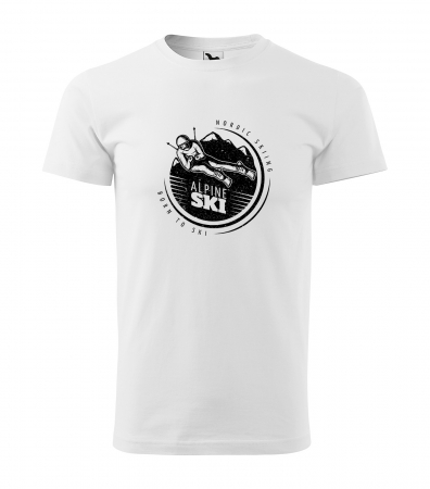 Tricouri ski - Tricou pentru schiori, cadoul perfect, Alpine Nordic Ski