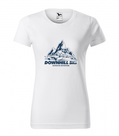Tricouri ski - Tricou pentru schiori, cadoul perfect, Downhill Ski Outdoor Adventure