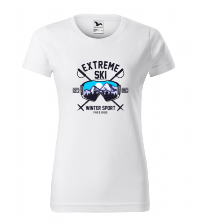 Tricouri ski - Tricou pentru schiori, cadoul perfect, Extreme Ski Winter Sport Freeride