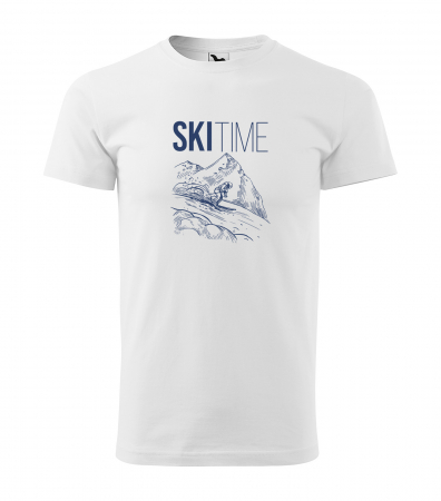 Tricouri sporturi de iarna - Tricou pentru schiori, cadoul perfect, Its Ski Time