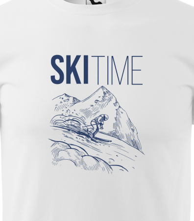 Tricou pentru schiori, cadoul perfect, Its Ski Time [1]