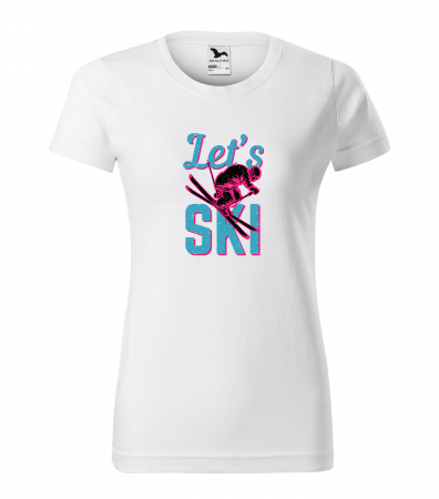 Tricouri ski - Tricou pentru schiori, cadoul perfect, Lets Ski