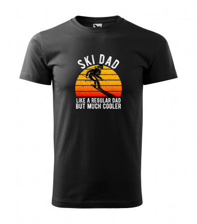Tricouri sporturi de iarna - Tricou pentru schiori, cadoul perfect, Ski Dad but Cooler