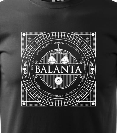 Tricou pentru zodia Balanta (23 septembrie - 22 octombrie), Horoscop Balanta, idee de cadou [1]