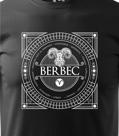 Tricou pentru zodia Berbec (21 martie - 20 aprilie), Horoscop Berbec, idee de cadou [1]
