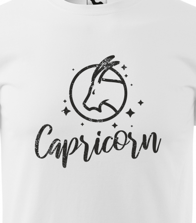 Tricou pentru zodia Capricorn (22 decembrie - 19 ianuarie), Horoscop Capricorn, idee de cadou [1]