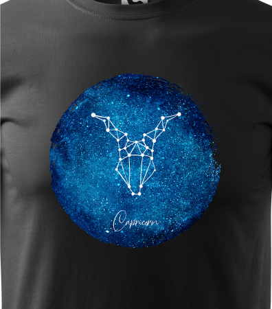 Tricou pentru zodia Capricorn (22 decembrie - 19 ianuarie), Horoscop Capricorn, idee de cadou [1]