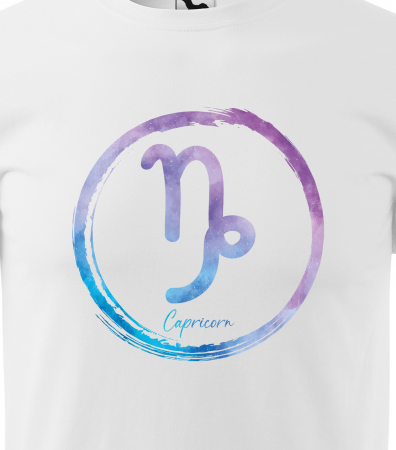 Tricou pentru zodia Capricorn (22 decembrie - 19 ianuarie), Horoscop Capricorn, idee de cadou [1]