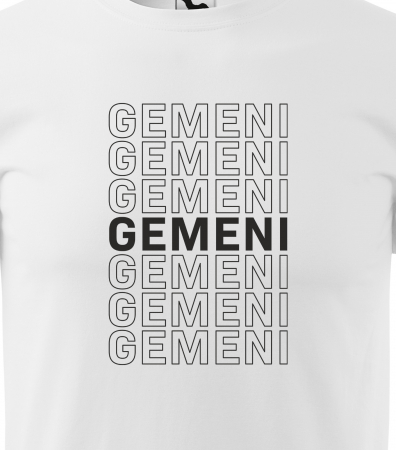 Tricou pentru zodia Gemeni (22 mai  - 21 iunie), Horoscop Gemeni, idee de cadou [1]