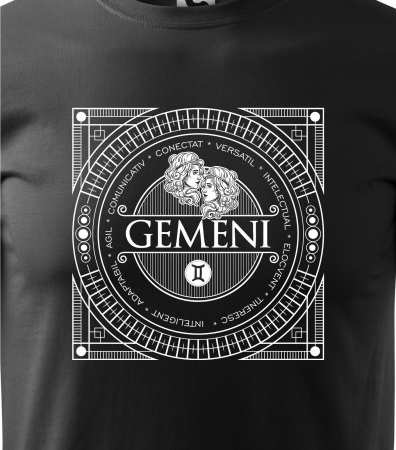 Tricou pentru zodia Gemeni (22 mai  - 21 iunie), Horoscop Gemeni, idee de cadou [1]