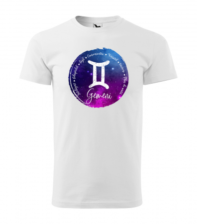 Tricouri zodii - Tricou pentru zodia Gemeni (22 mai  - 21 iunie), Horoscop Gemeni, idee de cadou