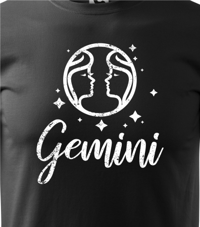 Tricou pentru zodia Gemeni (22 mai  - 21 iunie), Horoscop Gemeni, idee de cadou [1]