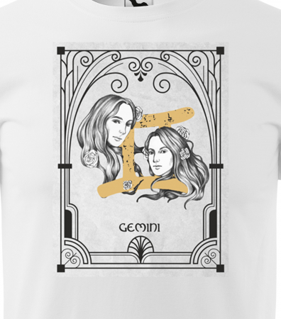 Tricou pentru zodia Gemeni (22 mai  - 21 iunie), Horoscop Gemeni, idee de cadou [1]