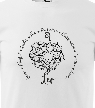 Tricou pentru zodia Leu (22 iulie - 22 august), Horoscop Leu, idee de cadou [1]