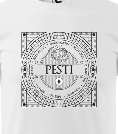 Tricou pentru zodia Pesti (19 februarie - 20 martie), Horoscop Pesti, idee de cadou [1]