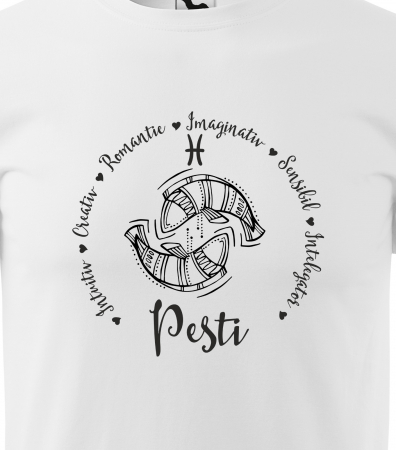 Tricou pentru zodia Pesti (19 februarie - 20 martie), Horoscop Pesti, idee de cadou [1]