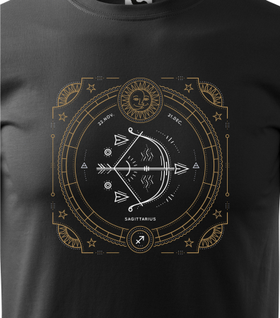 Tricou pentru zodia Sagetator (22 noiembrie - 21 decembrie), Horoscop Sagetator, idee de cadou [1]