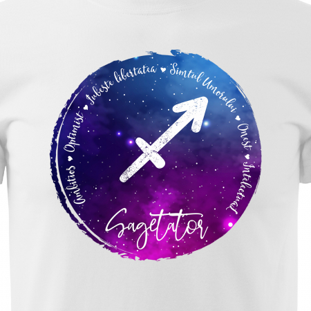 Tricou pentru zodia Sagetator (22 noiembrie - 21 decembrie), Horoscop Sagetator, idee de cadou [1]