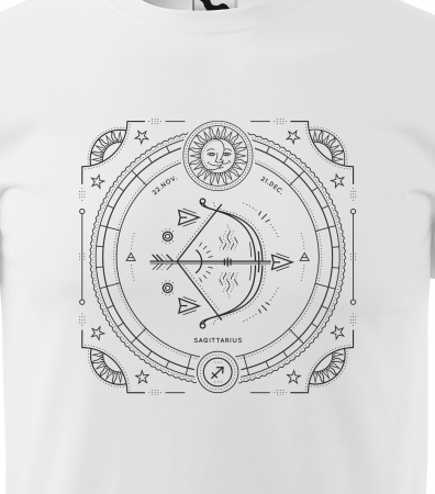 Tricou pentru zodia Sagetator (22 noiembrie - 21 decembrie), Horoscop Sagetator, idee de cadou [1]