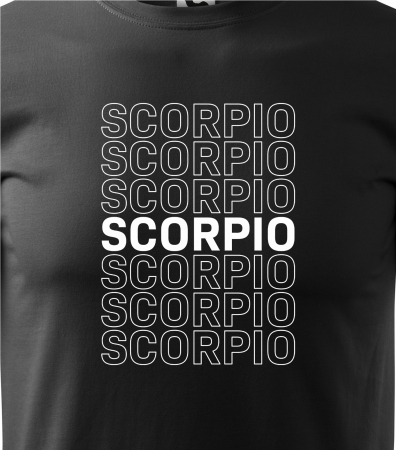 Tricou pentru zodia Scorpion (23 octombrie - 21 noiembrie), Horoscop Scorpion, idee de cadou [1]