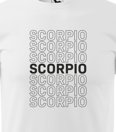 Tricou pentru zodia Scorpion (23 octombrie - 21 noiembrie), Horoscop Scorpion, idee de cadou [1]