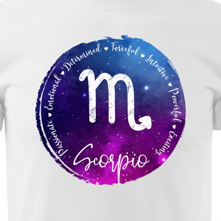 Tricou pentru zodia Scorpion (23 octombrie - 21 noiembrie), Horoscop Scorpion, idee de cadou [1]